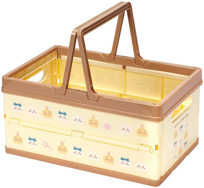 Skater Chiikawa Folding Storage Box Case Basket 38x25x19.5 cm BWOT13-A- Japan Figure Store - #1 Bring To You The Best Japanese Goods
