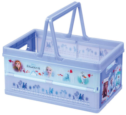 Skater Brand Frozen 2 Foldable Storage Basket Compact Box Case Bwot13- Japan Figure Store - #1 Bring To You The Best Japanese Goods