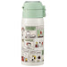 Skater Snoopy Straw Mug 350ML Stainless Steel Cold Only One-Touch Bottle