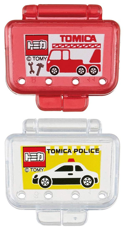 Skater Tomica Car Toothbrush Cap Set (2-Pack) Compact Size 2.56 X 2.41 X 1.35 cm- Japan Figure Store - #1 Bring To You The Best Japanese Goods
