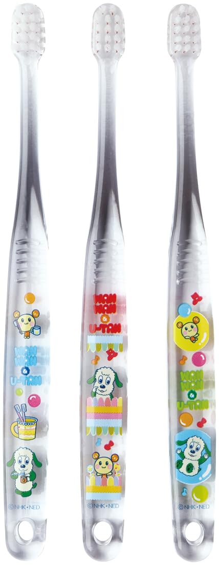 Skater Soft Baby Toothbrush Set 0-3 Years Clear 3-Pack Inai Inai Baa Tbcr4T-A- Japan Figure Store - #1 Bring To You The Best Japanese Goods