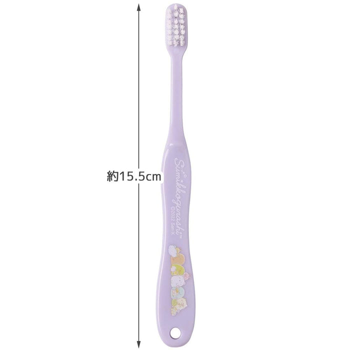 Skater Sumikko Gurashi Soft Toothbrush Set for Children 6-12 Years 15.5cm 3pc- Japan Figure Store - #1 Bring To You The Best Japanese Goods