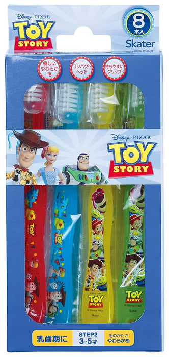Skater Disney Toy Story Preschooler Soft Toothbrush 14cm 8 Pack Ages 3-5- Japan Figure Store - #1 Bring To You The Best Japanese Goods