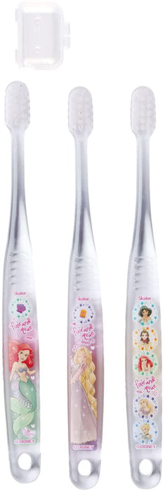 Skater Disney Princess Soft Toothbrush Set for Preschoolers 3-5 Years 3 Pieces- Japan Figure Store - #1 Bring To You The Best Japanese Goods
