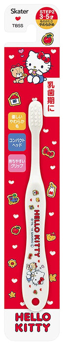 Skater Hello Kitty Soft Toothbrush for Ages 3-5 Preschoolers 14cm TB5S Sanrio- Japan Figure Store - #1 Bring To You The Best Japanese Goods