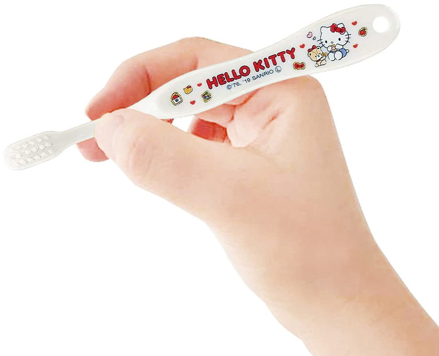 Skater Hello Kitty Soft Toothbrush for Ages 3-5 Preschoolers 14cm TB5S Sanrio- Japan Figure Store - #1 Bring To You The Best Japanese Goods