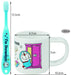 Skater Doraemon Kids Toothbrush Set with Stand & Cup for 3-5 Year Olds 180ml 14.5 cm- Japan Figure Store - #1 Bring To You The Best Japanese Goods