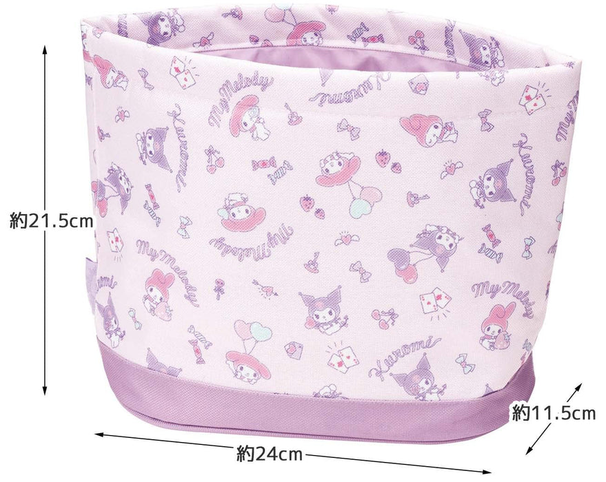 Skater Kawaii Sanrio My Melody Kuromi Car Trash Can Dust Box- Japan Figure Store - #1 Bring To You The Best Japanese Goods