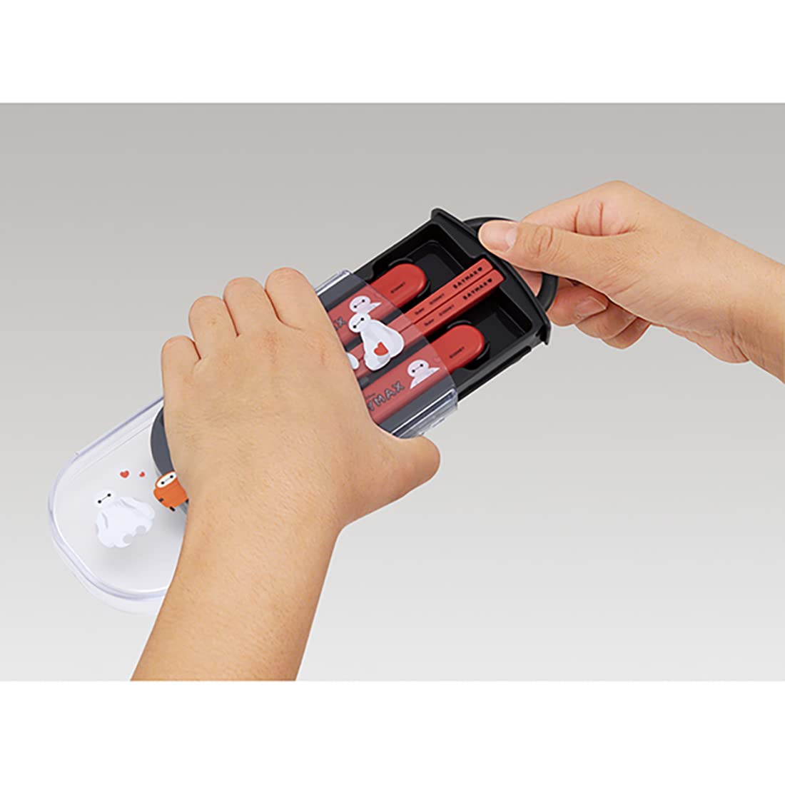 Skater Baymax Kids Trio Set - Antibacterial Chopsticks Spoon & Fork Made In Japan- Japan Figure Store - #1 Bring To You The Best Japanese Goods