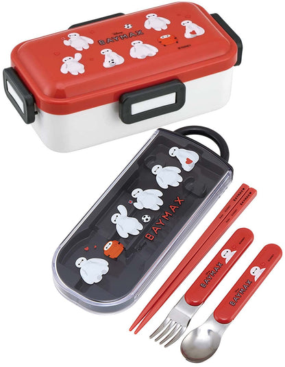 Skater Baymax Kids Trio Set - Antibacterial Chopsticks Spoon & Fork Made In Japan- Japan Figure Store - #1 Bring To You The Best Japanese Goods