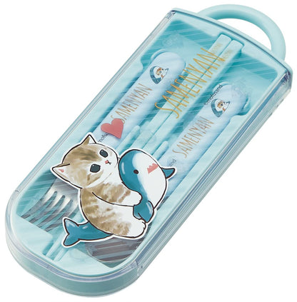 Skater Trio Kids Set - Made in Japan Antibacterial Chopsticks Spoon Fork- Japan Figure Store - #1 Bring To You The Best Japanese Goods