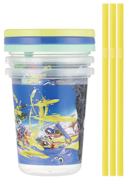 Skater Made in Japan 320ml Skater Tumbler with Straw - Splatoon 3 Sih3St-A- Japan Figure Store - #1 Bring To You The Best Japanese Goods