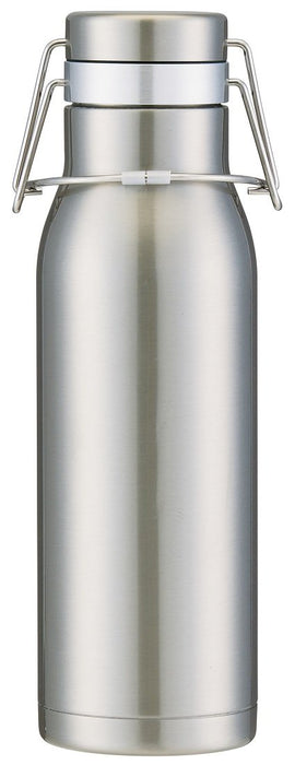 Skater 1L Ultra-Lightweight Silver Stainless Steel Water Bottle with Cold-Keeping Swing-Lock Ssw10- Japan Figure Store - #1 Bring To You The Best Japanese Goods