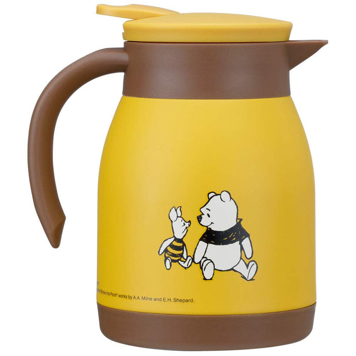 Skater Disney Winnie The Pooh 600ml Double Walled Stainless Steel Vacuum Pot- Japan Figure Store - #1 Bring To You The Best Japanese Goods