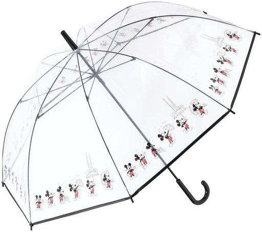 Skater Disney Mickey Mouse 60cm Vinyl Long Umbrella - UBV1N-A- Japan Figure Store - #1 Bring To You The Best Japanese Goods