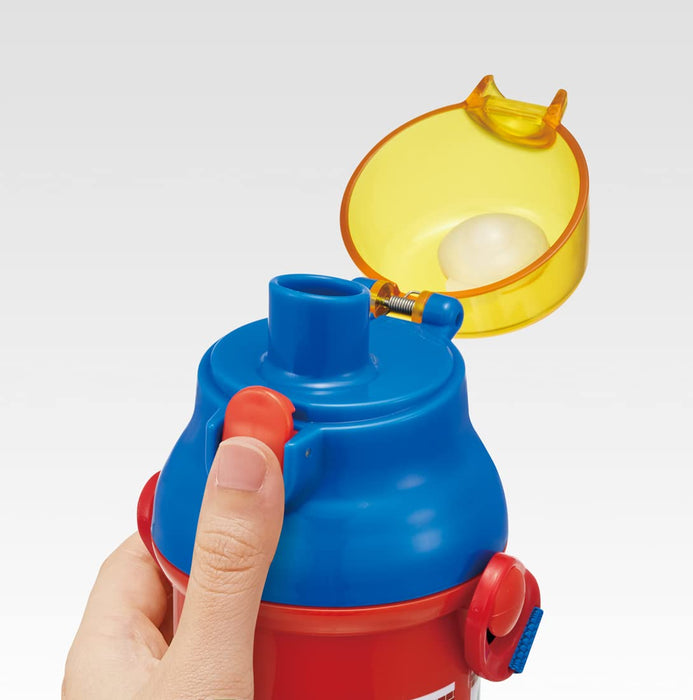 Skater Super Mario Kids 480ml Antibacterial Plastic Water Bottle Made in Japan- Japan Figure Store - #1 Bring To You The Best Japanese Goods