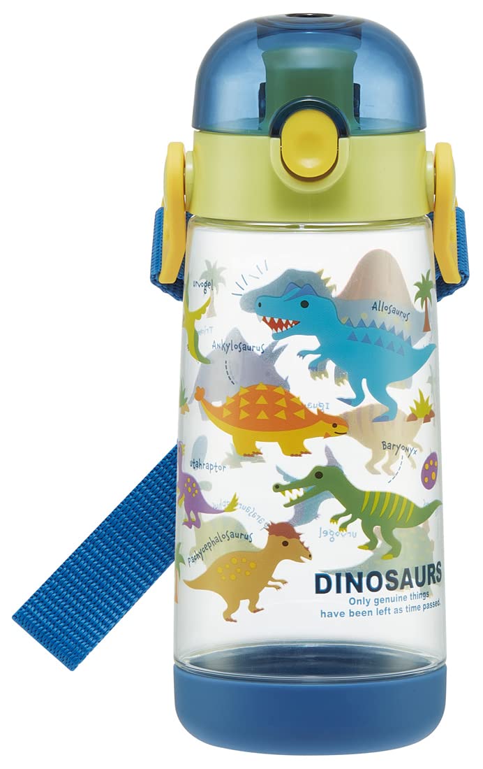 Skater 500ml Dinosaur Picture Water Bottle - One-Push Kids Boys Hydration Pddr5- Japan Figure Store - #1 Bring To You The Best Japanese Goods