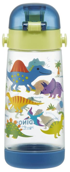 Skater 500ml Dinosaur Picture Water Bottle - One-Push Kids Boys Hydration Pddr5- Japan Figure Store - #1 Bring To You The Best Japanese Goods