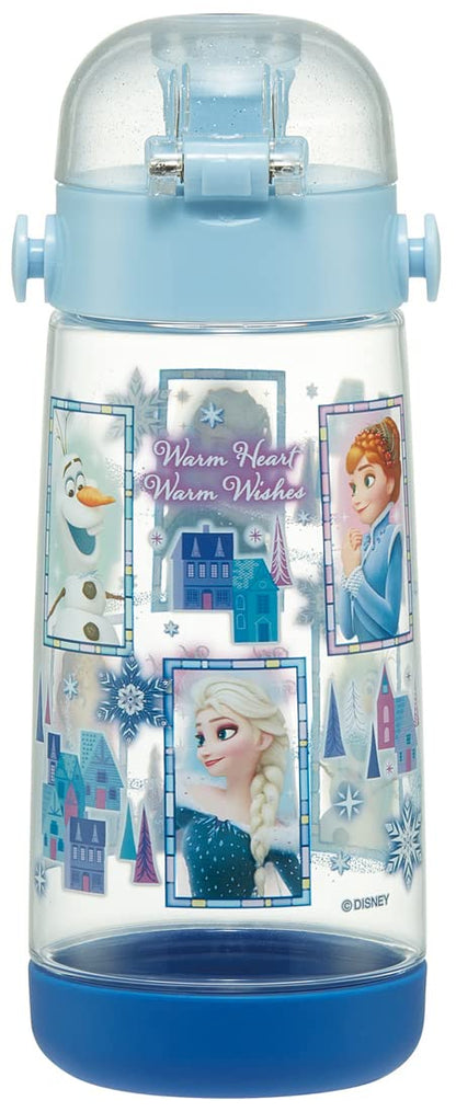Skater Disney Frozen One-Push 500ml Water Bottle for Kids Girls- Japan Figure Store - #1 Bring To You The Best Japanese Goods