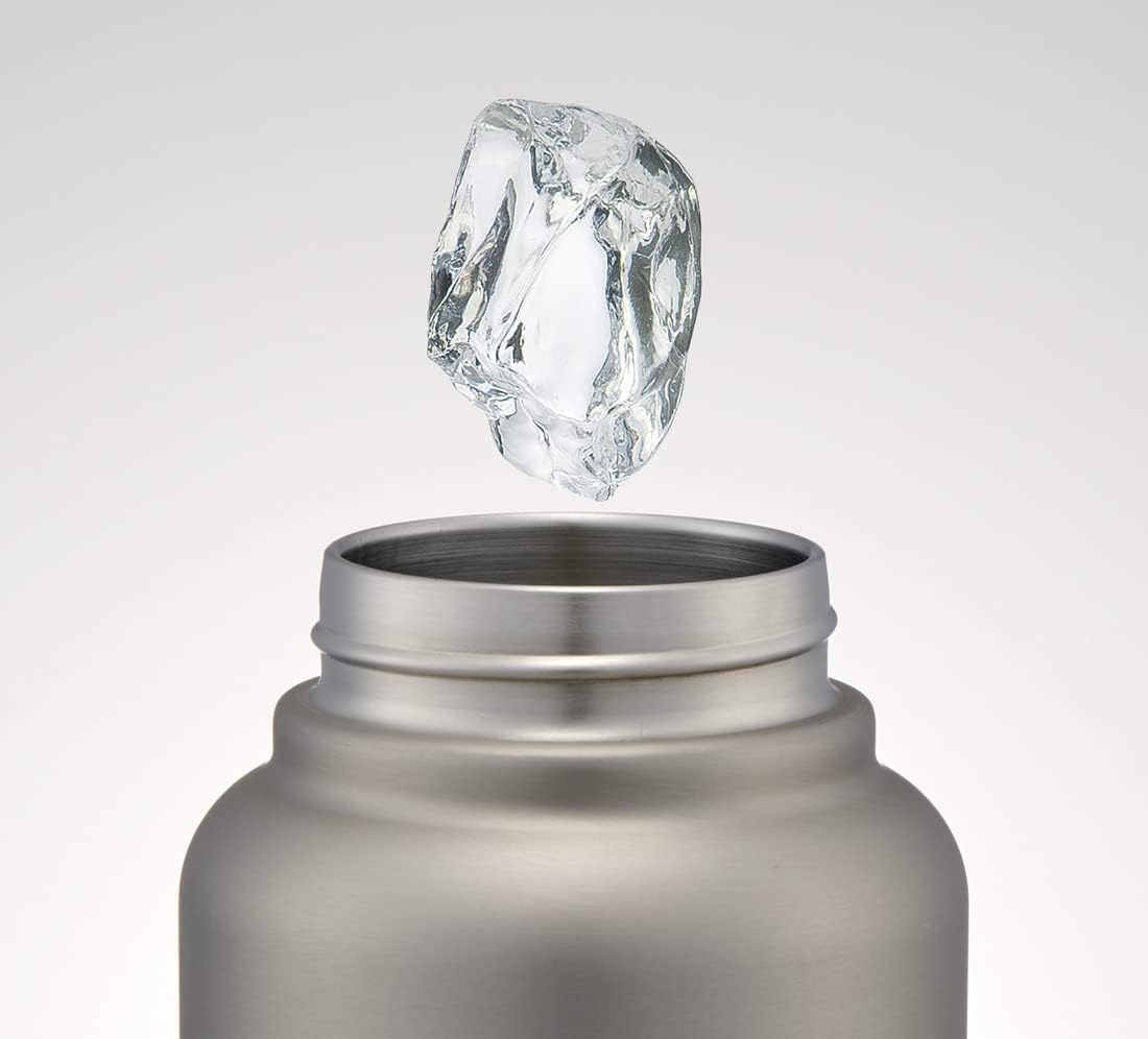 Skater 1000ml Stainless Steel Water Bottle Silver Direct Drinking Thermal Insulated Mug with Screw Handle- Japan Figure Store - #1 Bring To You The Best Japanese Goods