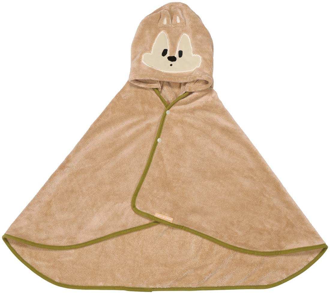 Skater Disney Chip Quick-Drying Hooded Bath Poncho 108cm x 92cm- Japan Figure Store - #1 Bring To You The Best Japanese Goods