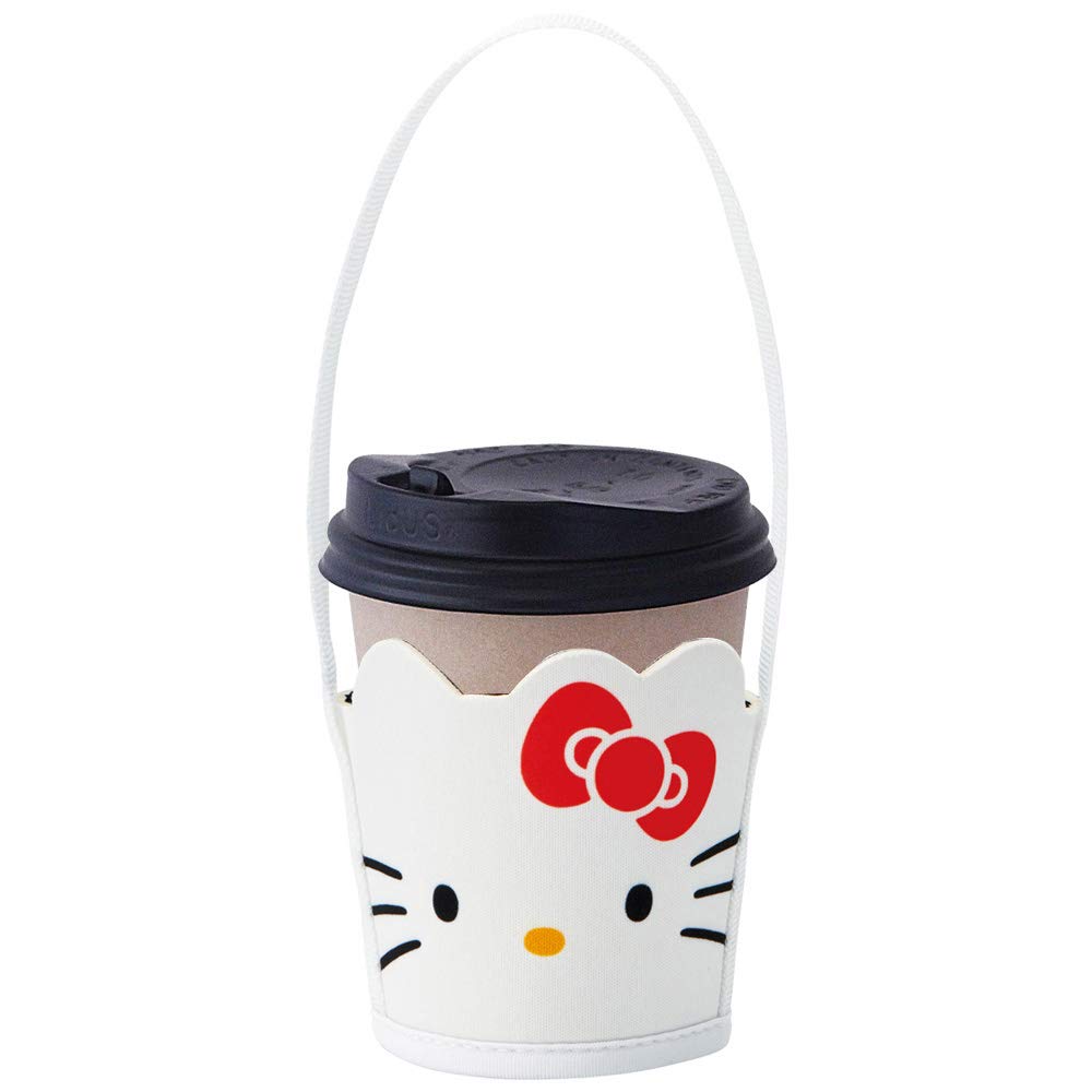 Skater Hello Kitty Die Cut Drink Cover for Wet Material Coffee Cup Wsdp1- Japan Figure Store - #1 Bring To You The Best Japanese Goods
