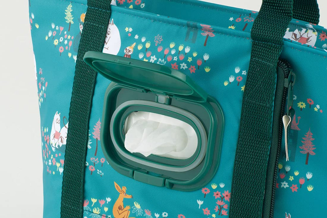 Skater Moomin Kclbp1-A Wet Tissue Pocket Cooling Lunch Bag- Japan Figure Store - #1 Bring To You The Best Japanese Goods