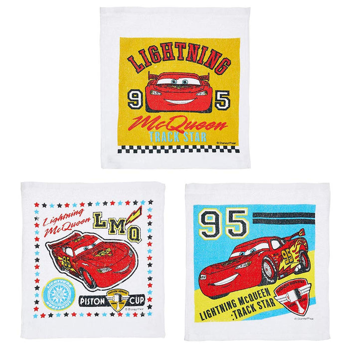 Skater 3-Pack Cars Truck Themed Wet Towel Set - Oac1T- Japan Figure Store - #1 Bring To You The Best Japanese Goods