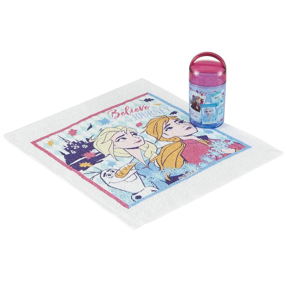 Disney Frozen 2 Skater Wet Towel Set with Case 32 X 30.5 cm- Japan Figure Store - #1 Bring To You The Best Japanese Goods