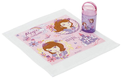Skater Disney Sofia 20 Wet Towel Set with Case 32x30.5cm OA5-A- Japan Figure Store - #1 Bring To You The Best Japanese Goods