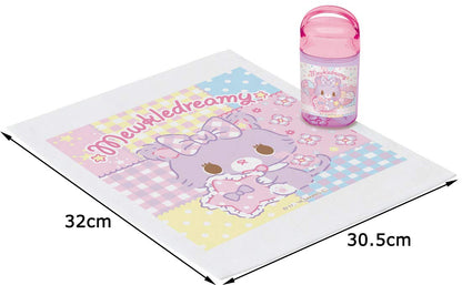 Skater Sanrio Mewkledreamy Wet Towel Set with Case Made in Japan 32x30.5cm- Japan Figure Store - #1 Bring To You The Best Japanese Goods