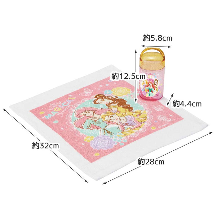 Skater Disney Princess Wet Towel Set with Convenient Case Model OA5-A- Japan Figure Store - #1 Bring To You The Best Japanese Goods