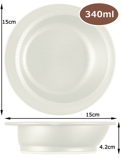 Skater 340ml Cream Bowl - Easy Scooping Wood Grain Made in Japan- Japan Figure Store - #1 Bring To You The Best Japanese Goods