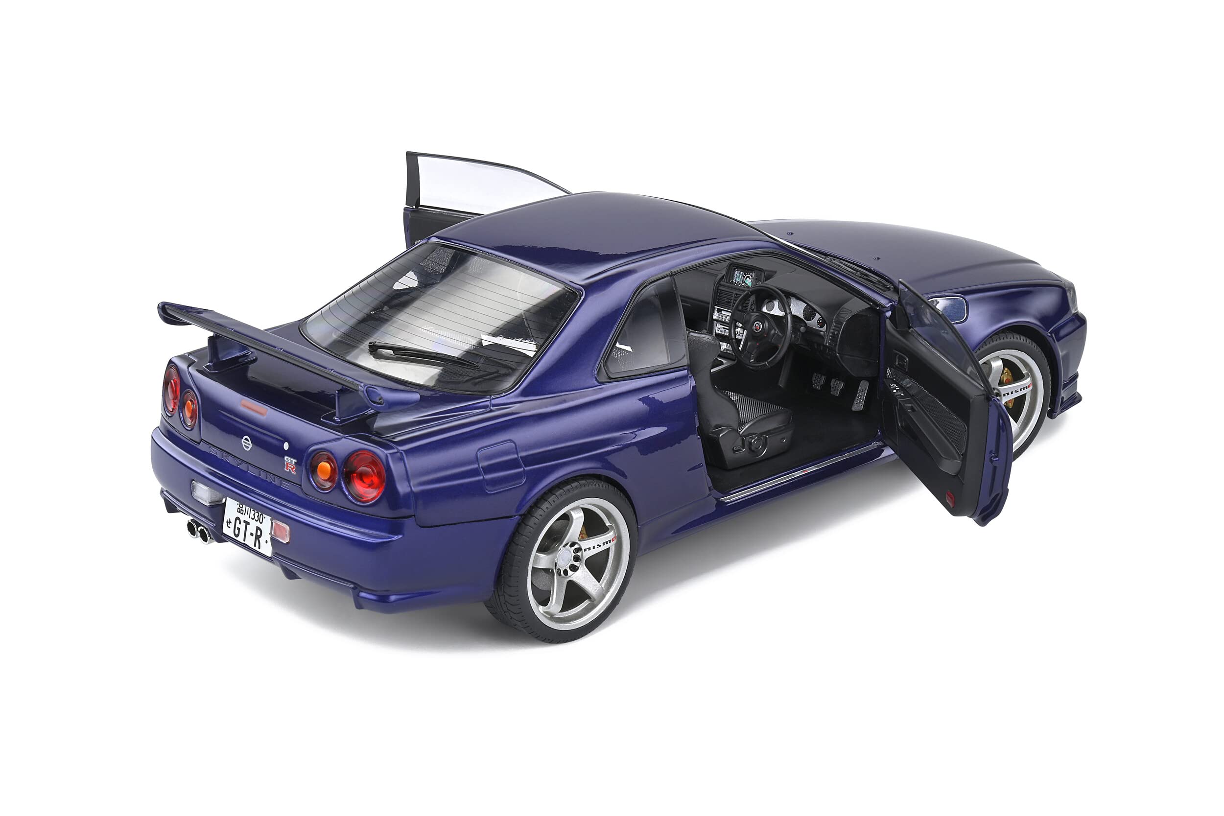 Solid Solido Nissan Skyline GT-R R34 1/18 Minicar 1999 Midnight Purple- Japan Figure Store - #1 Bring To You The Best Japanese Goods