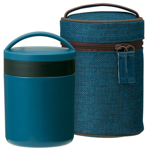 Skater Modern Japanese Insulated Soup Jar 300ml Cold Soup Pot Indigo - Ljfc3- Japan Figure Store - #1 Bring To You The Best Japanese Goods