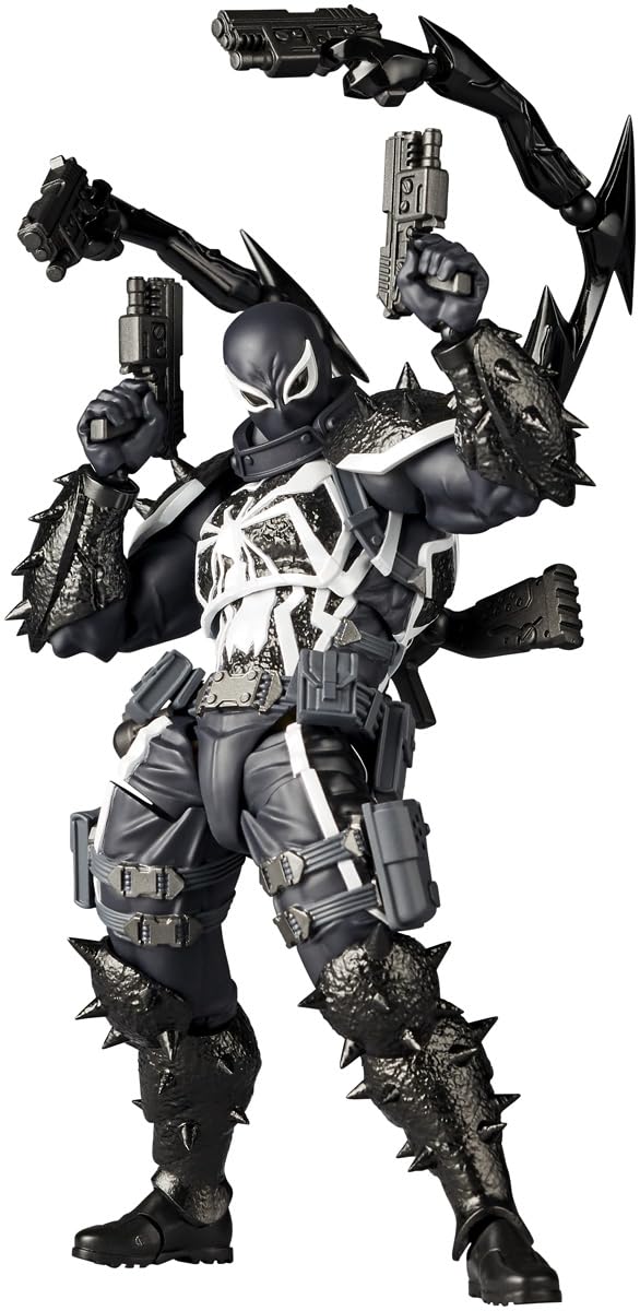 Kaiyodo Amazing Yamaguchi Revoltech Agent Venom Spider-Man 2025 Re-Release- Japan Figure Store - #1 Bring To You The Best Japanese Goods