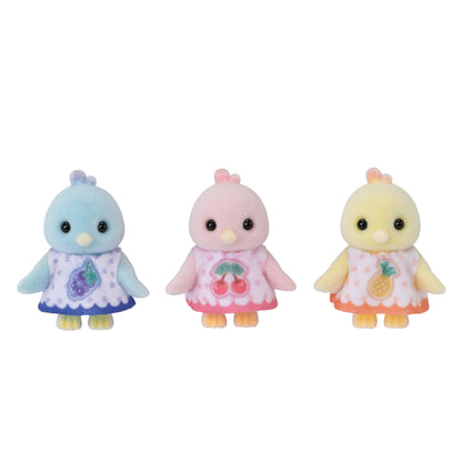 Epoch Sylvanian Families Dolls Citrus Bird Family Set Ages 3+ Dollhouse Toy