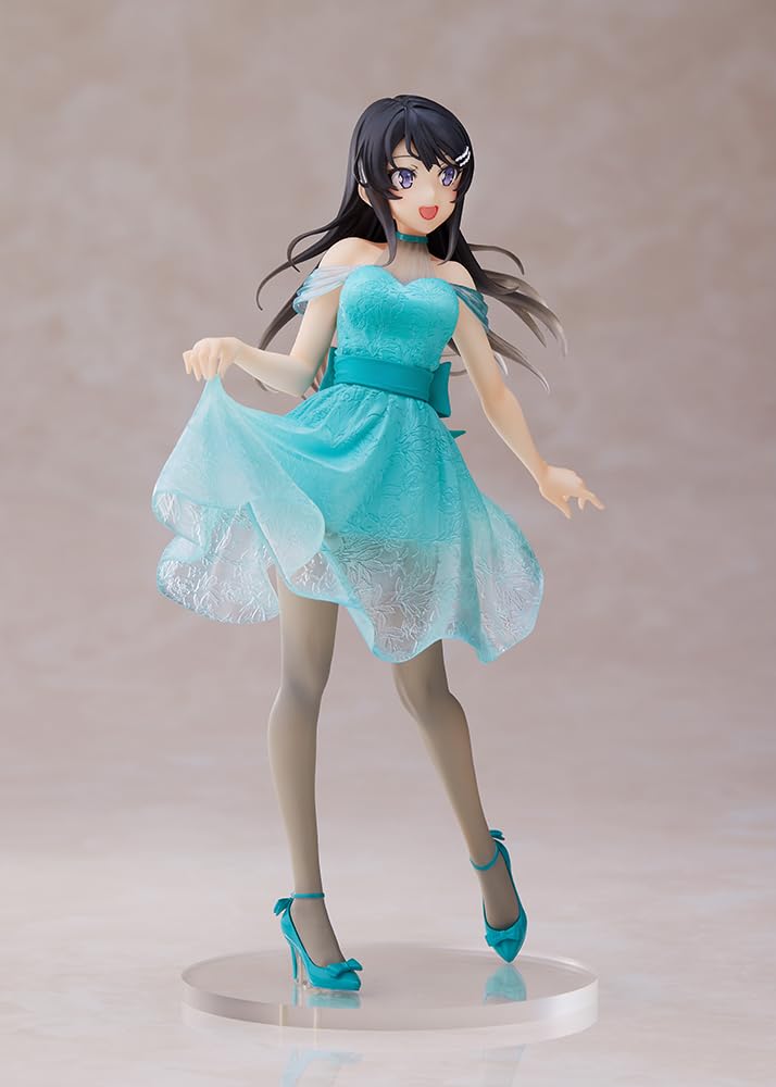 Taito Rascal Bunny Girl Senpai Mai Figure Clear Dress Ver Coreful Collection
