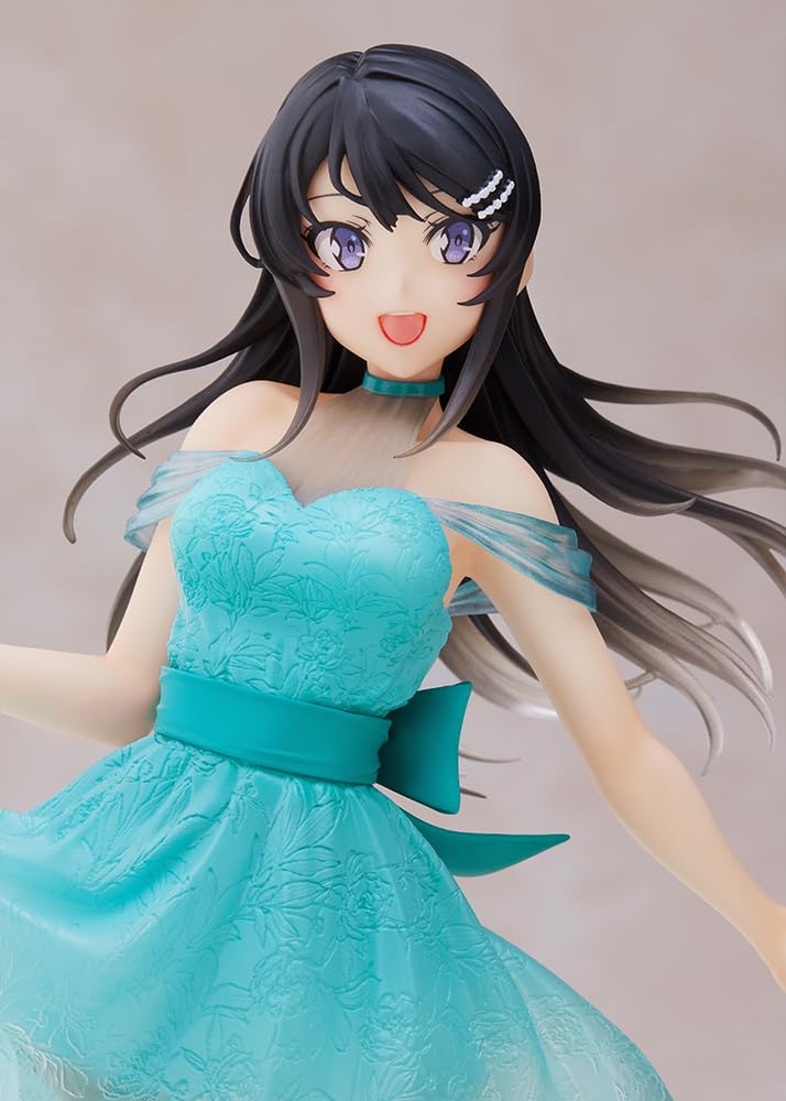 Taito Rascal Bunny Girl Senpai Mai Figure Clear Dress Ver Coreful Collection