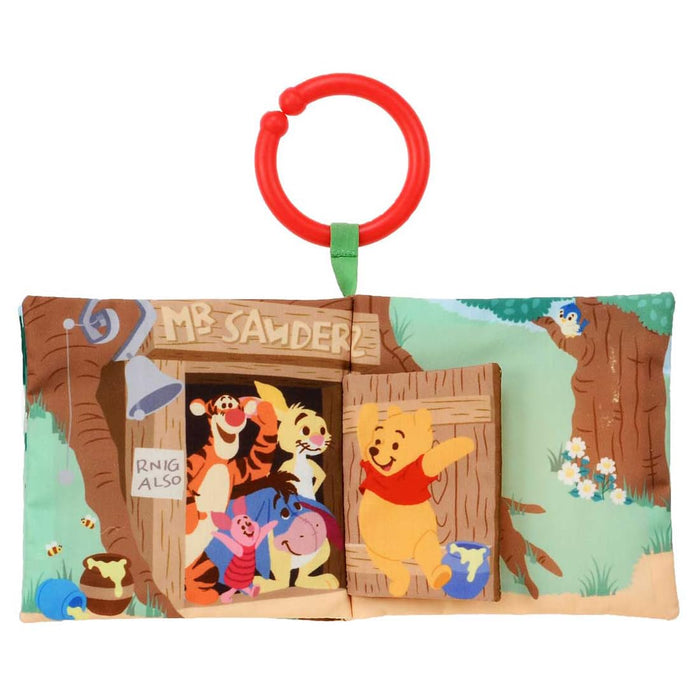Takara Tomy Disney Dear Little Hands Cloth Book Winnie The Pooh Flip Peek- Japan Figure Store - #1 Bring To You The Best Japanese Goods