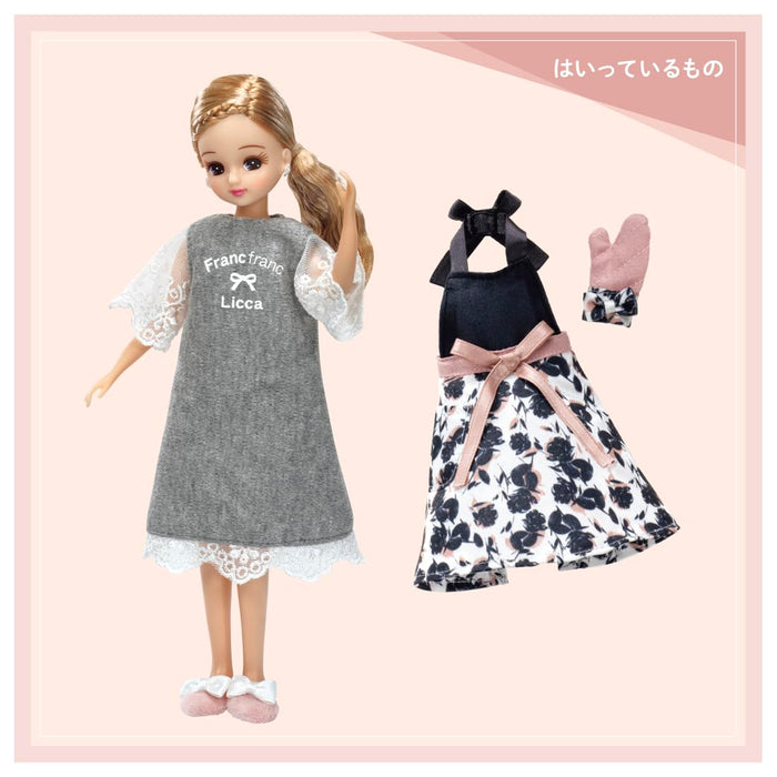 Takara Tomy Licca-Chan Doll LD-15 Francfranc Dress-Up Toy for Ages 3+- Japan Figure Store - #1 Bring To You The Best Japanese Goods