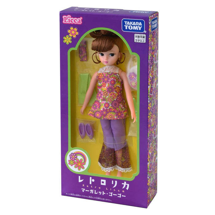 Takara Tomy Licca-Chan Doll Retro GoGo Dress-Up Toy for Ages 3+