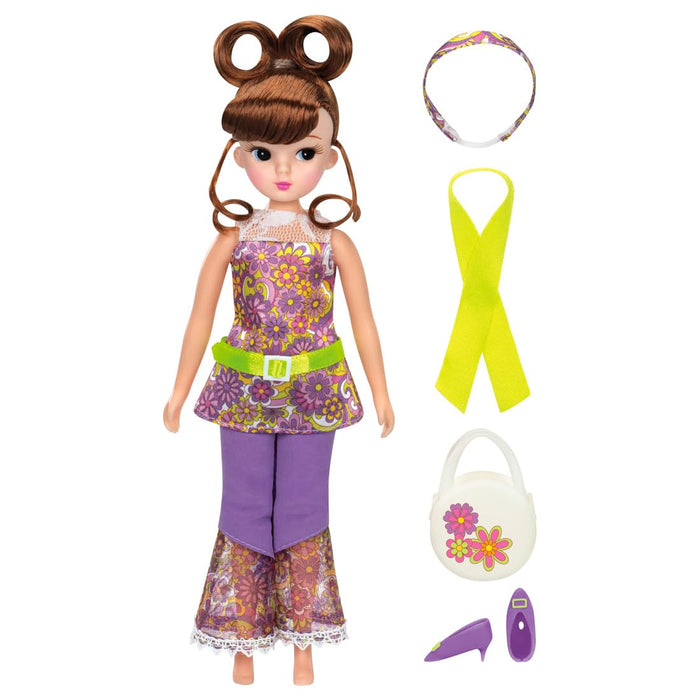 Takara Tomy Licca-Chan Doll Retro GoGo Dress-Up Toy for Ages 3+