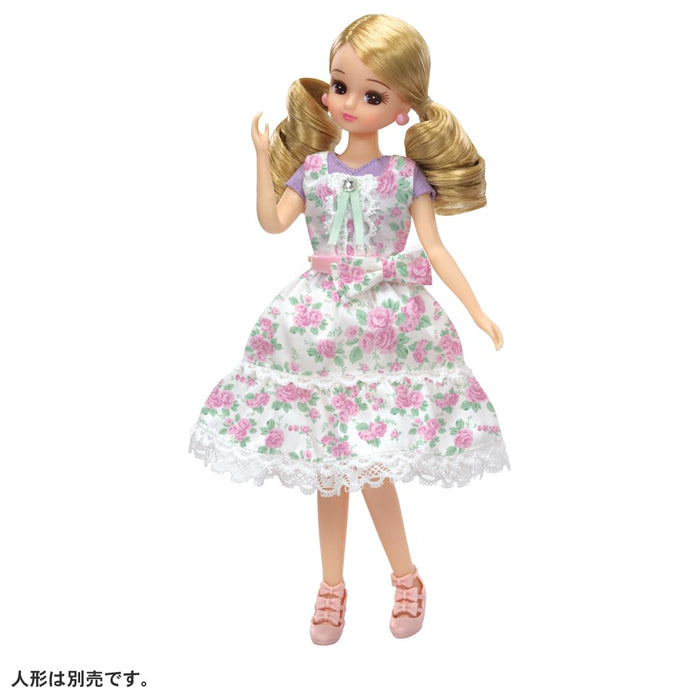 Takara Tomy Licca-Chan LW-18 Romantic Dolly Pretend Play Dress for Ages 3+