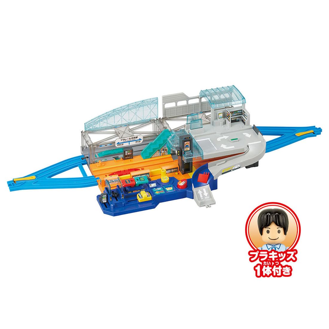 Takara Tomy Plarail Lever Action Big Station Train Toy for Ages 3+- Japan Figure Store - #1 Bring To You The Best Japanese Goods