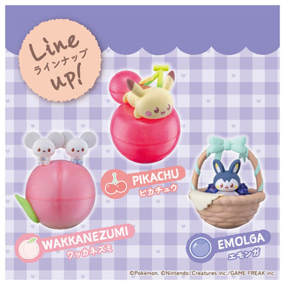 Takara Tomy Pokemon Pokepeace Emolga Doll Fruit Moment Collectible Plush