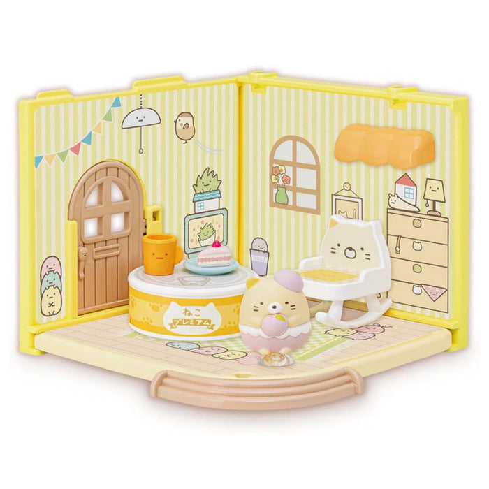 Takara Tomy Sticky Sumikko Room Cat's Tea Time Toy - Fun Play Set- Japan Figure Store - #1 Bring To You The Best Japanese Goods