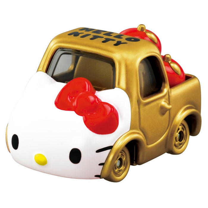 Takara Tomy Tomica Dream Hello Kitty 50th Anniversary Gold Miniature Car Toy- Japan Figure Store - #1 Bring To You The Best Japanese Goods