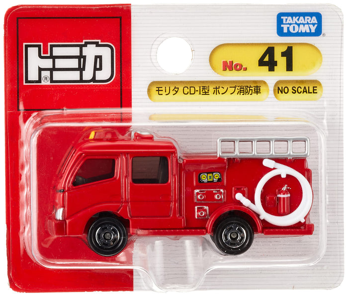 Takara Tomy Tomica No.041 Morita Pump Fire Engine Miniature Car Toy Ages 3+- Japan Figure Store - #1 Bring To You The Best Japanese Goods