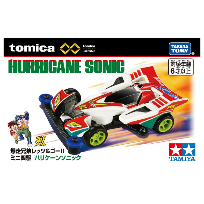 Takara Tomy Tomica Premium Hurricane Sonic Mini 4WD Car Toy for Ages 6+